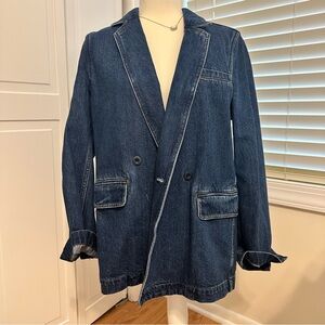 Madewell Double-Breasted Denim Blazer